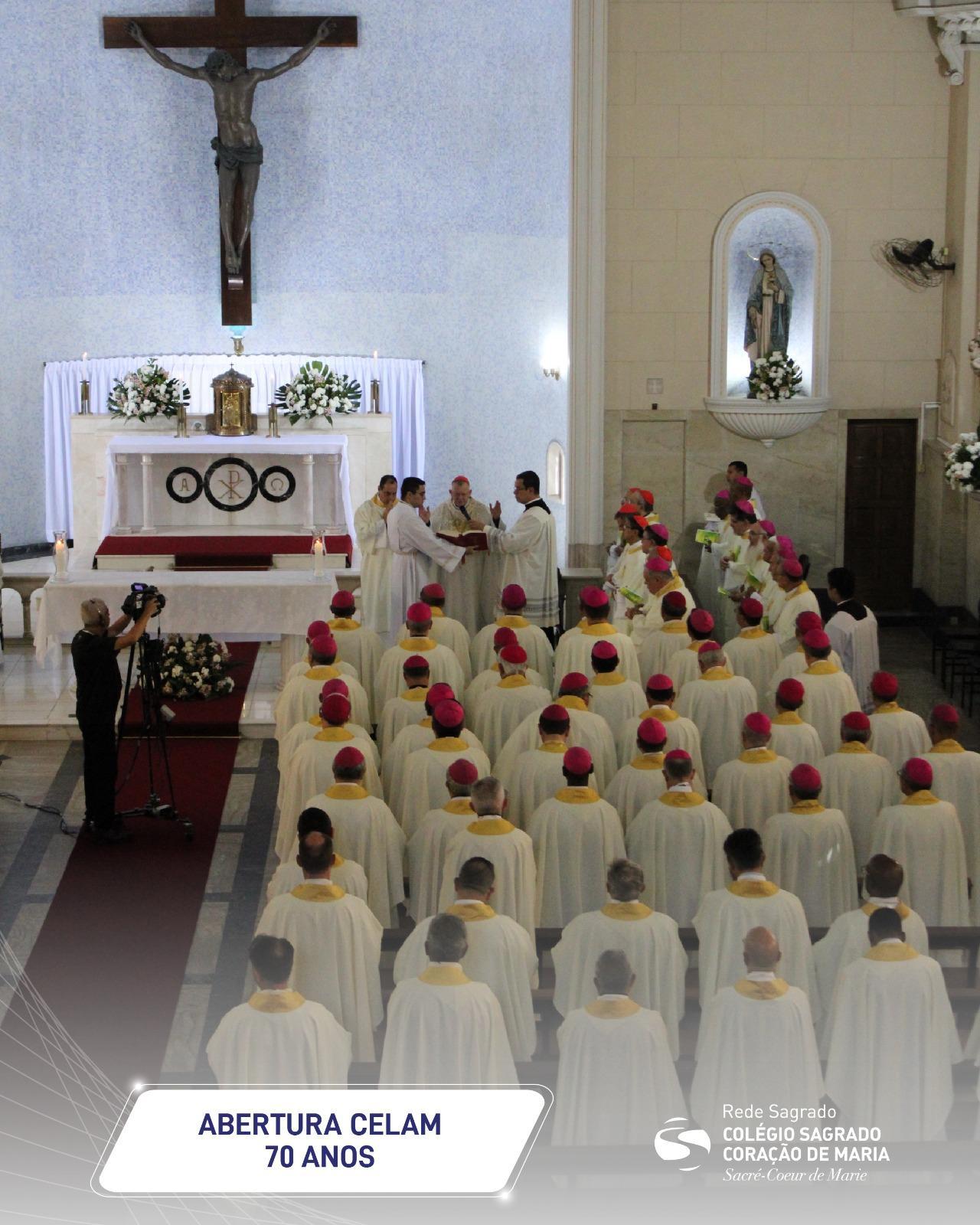 Colégio Sagrado Coração de Maria-RJ recebe abertura  de 70 anos do CELAM