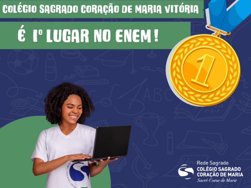 Somos 1º lugar no Enem