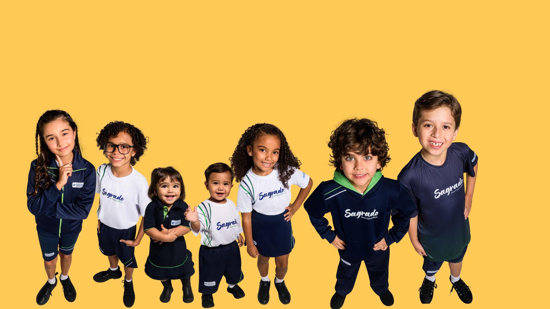 Renovação dos Uniformes Escolares da Rede Sagrado